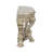 Danae Transitional Sofa Table in with Ornate Carvings Champagne & Gold