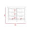 Commode 6 tiroirs Kirol