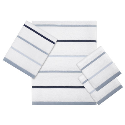 Izod Sandbar Blue 4-Piece Towel Set