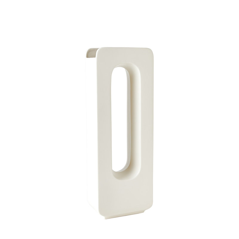 Vase de table en céramique, Blanc, H 22 po x l 8 po x P 4 po