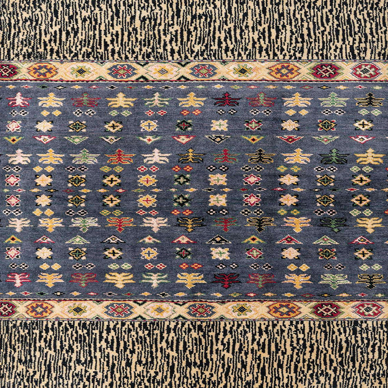 Abstract Indoor Rug, Square 6'