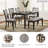 Leangelo 6 - Person Four Leg Dining Set-95210596-95210595-95210594