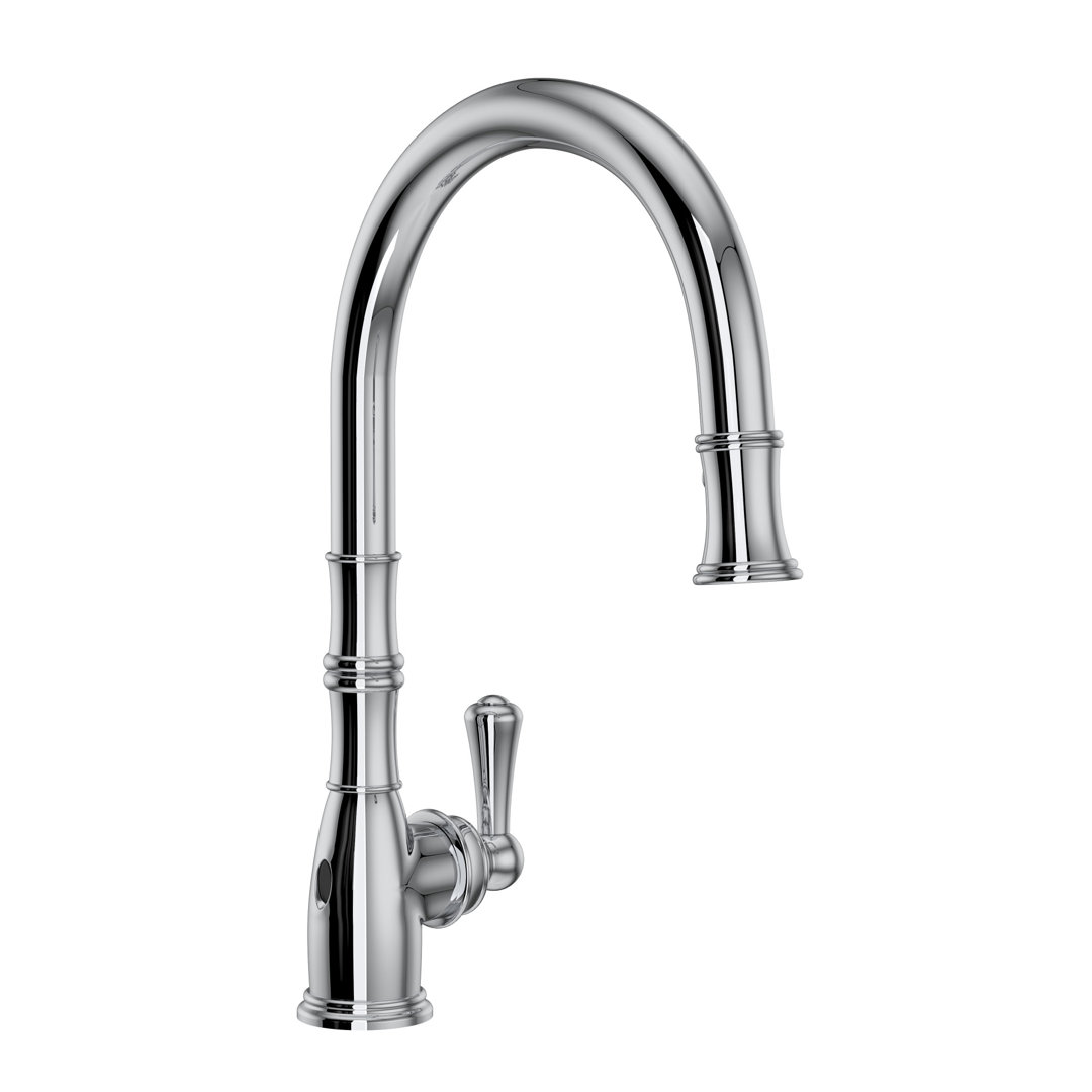 Georgian Era Pull-Down Touchless Kitchen Faucet Perrin & Rowe 