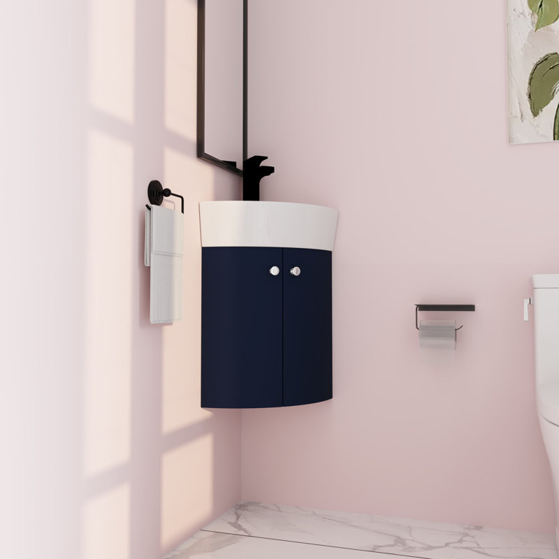 Ensemble de meuble-lavabo simple 12,86 po avec plateau en céramique Devenny