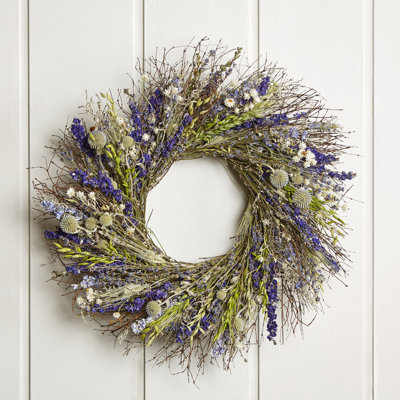 Lavender Spray 22" Floral Wreath