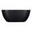 Catino 59" Solid Surface Soaking Freestanding Tub - Matte Black-102795383