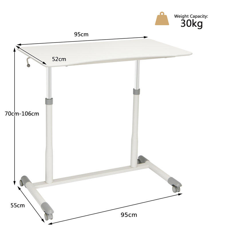 Adjustable Height Iron Standing Desk