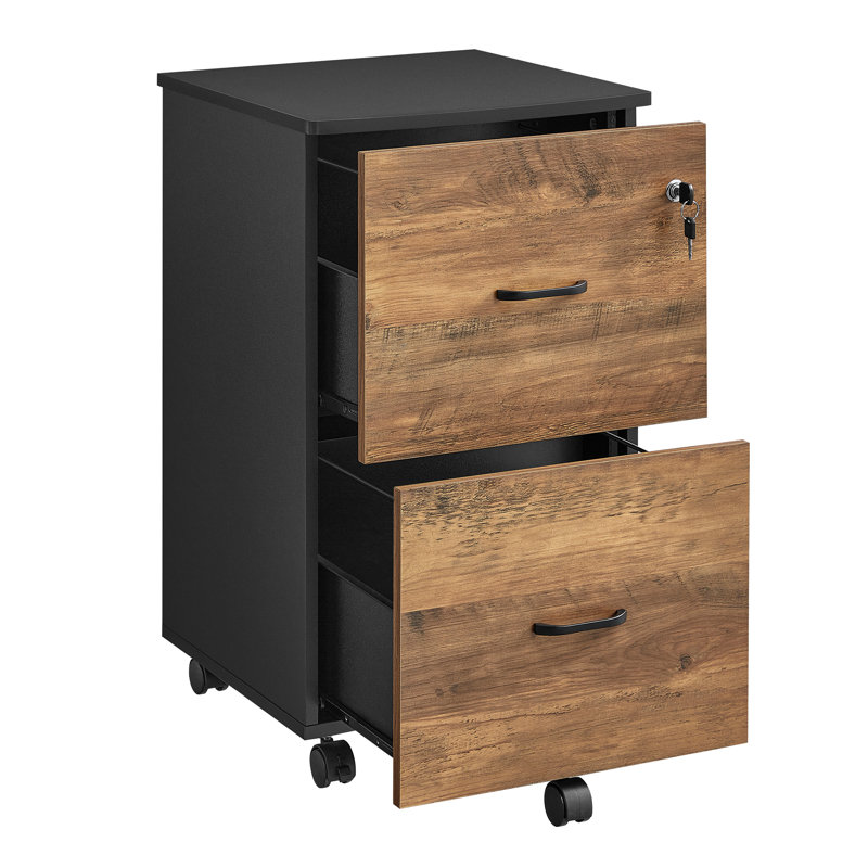 Akieba 2 Drawer Filing Cabinet