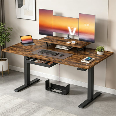 Adjustable Height MDF Standing Desk
