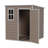 6 ft. W x 6 ft. D Outdoor Resin Storage Shed, Waterproof Patio Storage Shed with Window, Lockable Door and Floor, Plastic Large Tool Shed for Garden, Poolside, Lawn, Bike-126592458