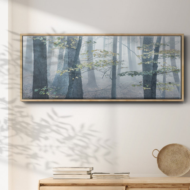 Chalky Misty- Framed Canvas, 20" H x 50" W