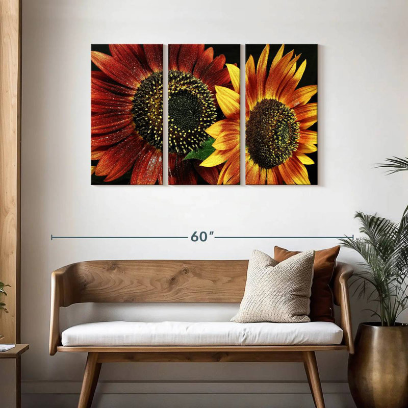 Harnek Flower I, 28" H x 45" W