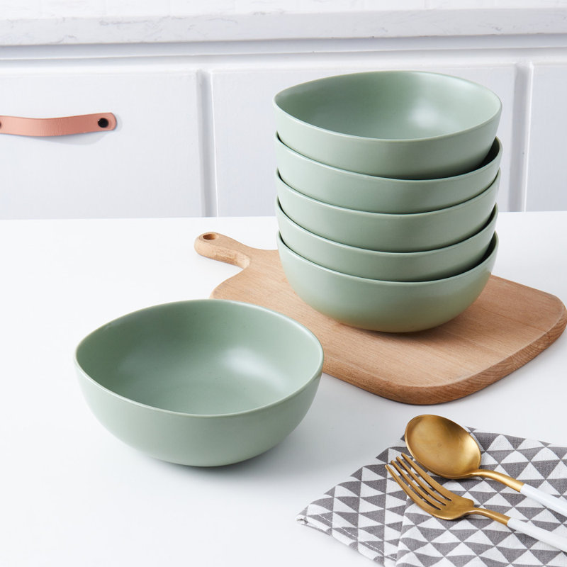 Ensemble de bols en porcelaine Stone Lain Delilah, Crème