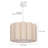 1-Light Geometric Pendant Lights Beige-677043666