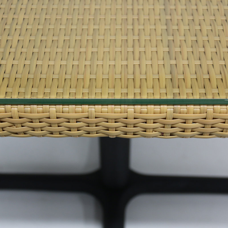 Asbury 31.5" Sq Table, Beige, 29.5"H x 31.5"W x 31.5"D