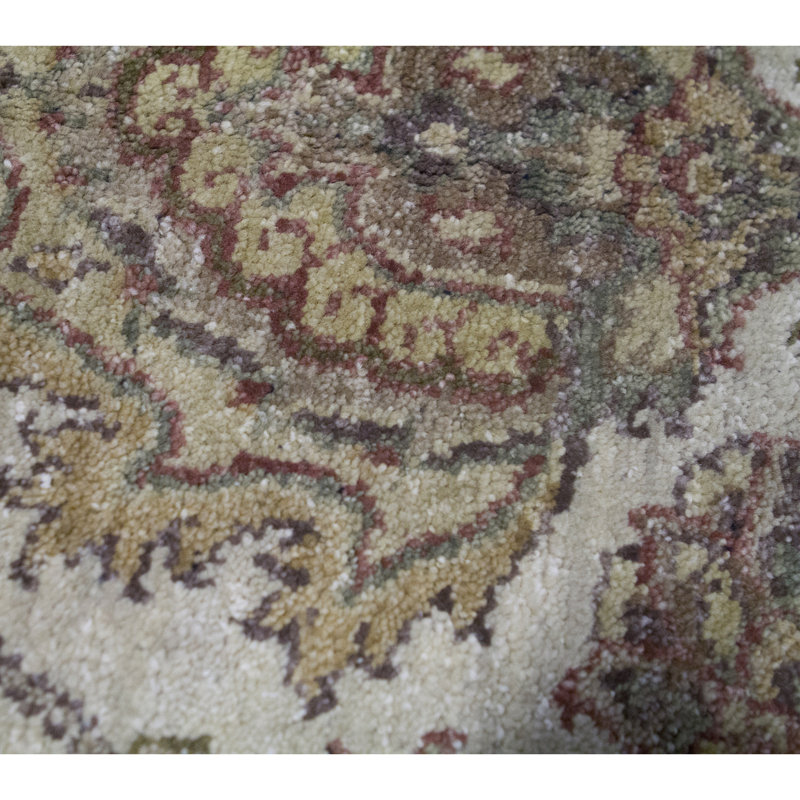 Wool Oriental Area Rug in Gray