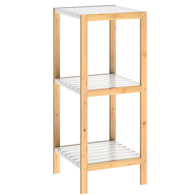 Dipalma Bamboo Freestanding Bathroom Shelves