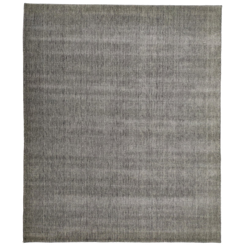 Pacific Hand loomed Rug Gray, Rectangle 5' x 8'