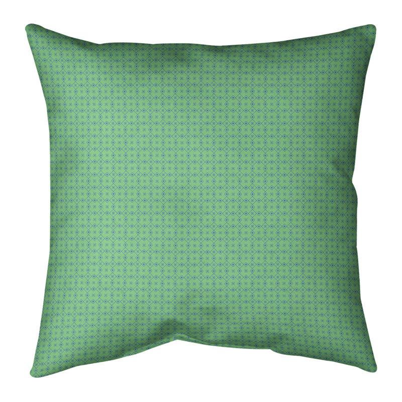 Housse de coussin Katelyn Elizabeth, 14 po x 14 po, Pas de bourre, Vert foncé