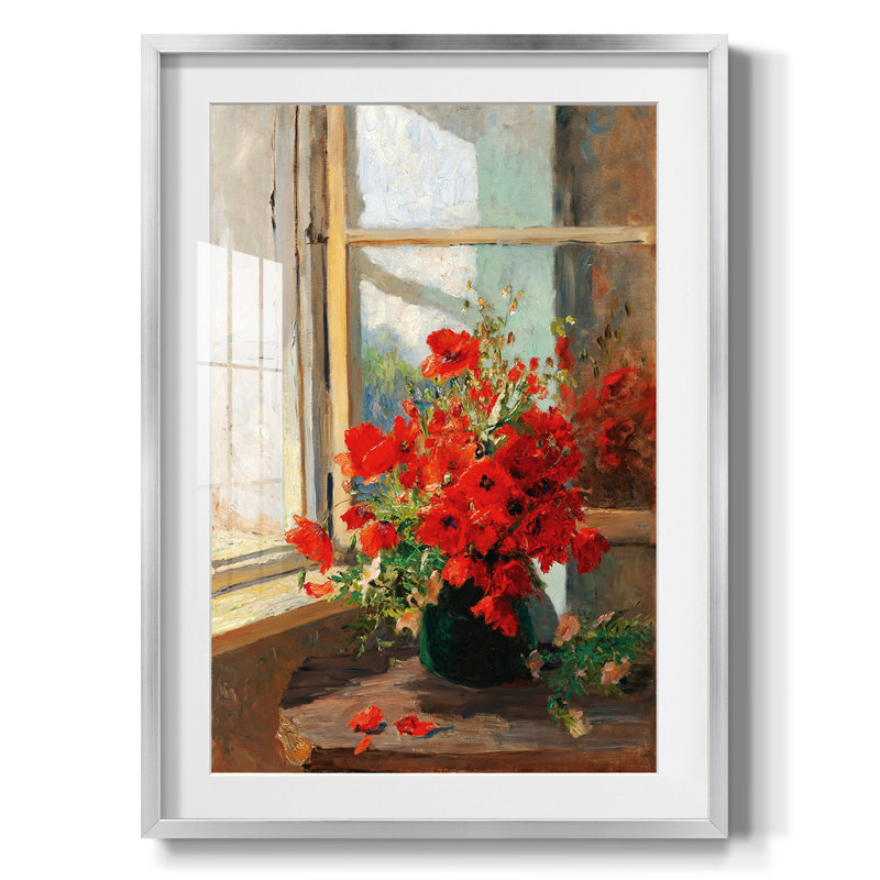 Motif floral rétro CCLXIV - impression encadrée