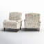 Ensemble de 2 fauteuils rembourrés avec pieds en bois massif l 31 po Mooresville-74929774