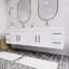 Ensemble de meuble-lavabo double 84 po Tihanna-790747178