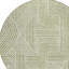 Tapis extérieur rond lavable abstrait 8 pi vert artichaut