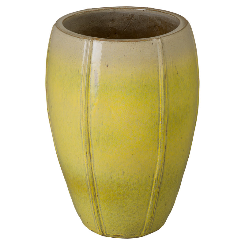 CREST PLANT, NEIGE, Jaune, H 25 po x l 18 po x P 18 po