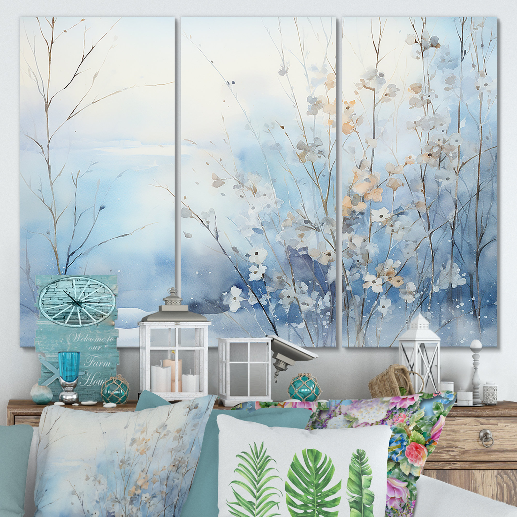 Lark Manor™ Frosty Scenic Winter Landscape III - Winter Landscape Wall