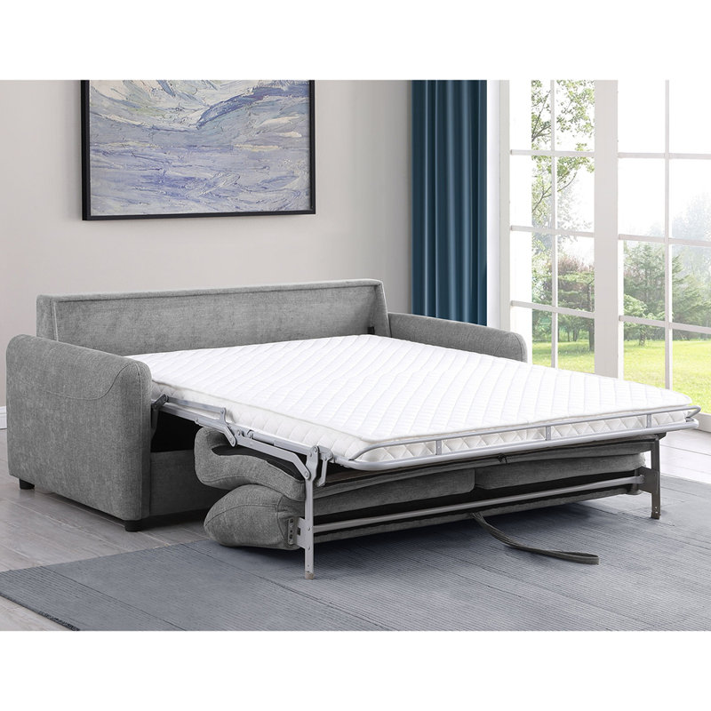 Canapé-lit rembourré avec grand matelas Welker
