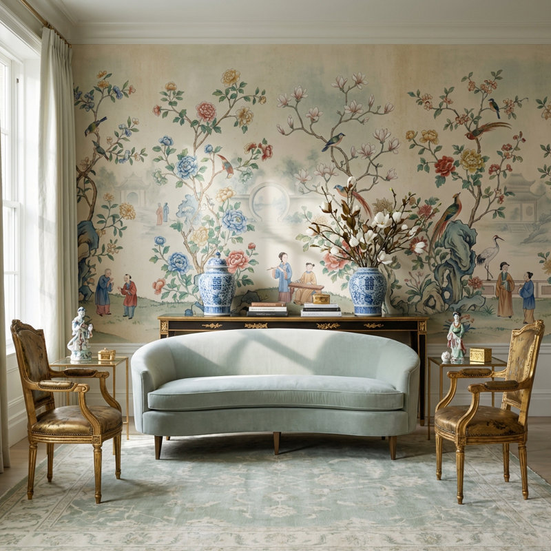 Papier peint Toile, Non-Woven Nonpasted, 140" x 108"