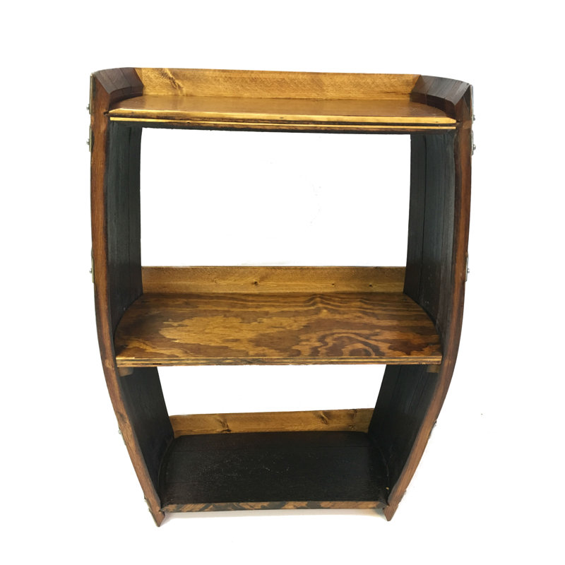 Étagère à baril de vin H 36 po x l 25 po x P 10 po