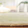 Tapis vert en laine à motif floral crocheté à la main Hollander