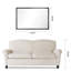 Manal Stainless Steel Rectangle Mirror-1382455599