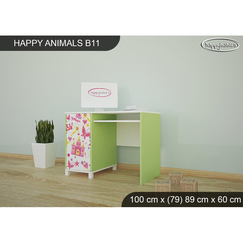 100cm Writing Desk, Green
