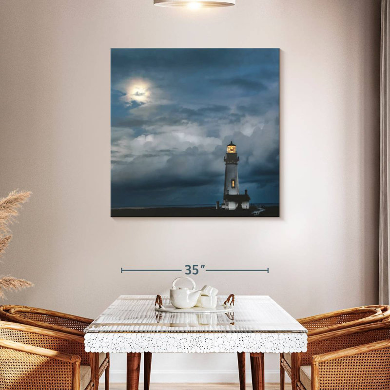 Phare d'Aletra au clair de lune