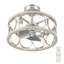 Ventilateur de plafond 22 po avec luminaire et télécommande portative Hunter Haven Fandelier-119236133-119236135