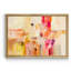 «Red & Gold Abstract II», reproduction d'art sur toile encadrée-183226090-183226091