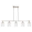 Luminaire suspendu linéaire à 5 lumières pour îlot de cuisine Giselle-2078505688