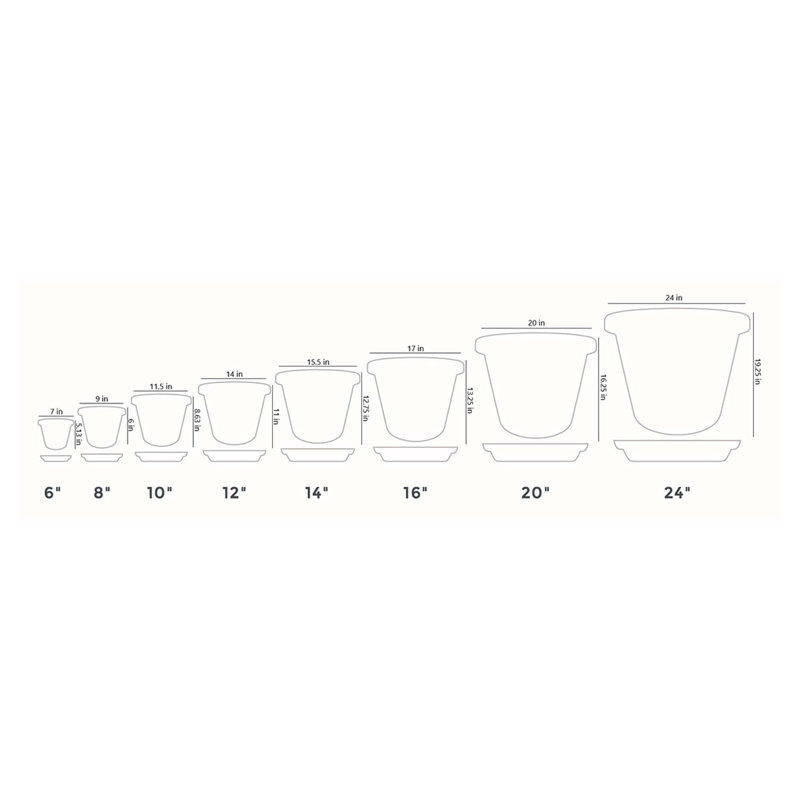 Gwenn Saucer Plant Stand, 6