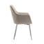 Centanne Fabric Dining Chairs with Chrome Legs-1418829043