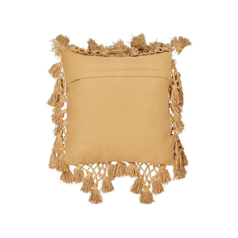 Leena Square Cushion, Sand Beige