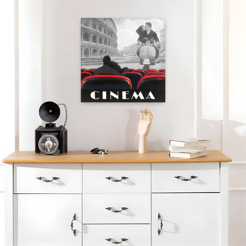 Cinéma Roma, art architectural rétro, H 18 po x l 18 po