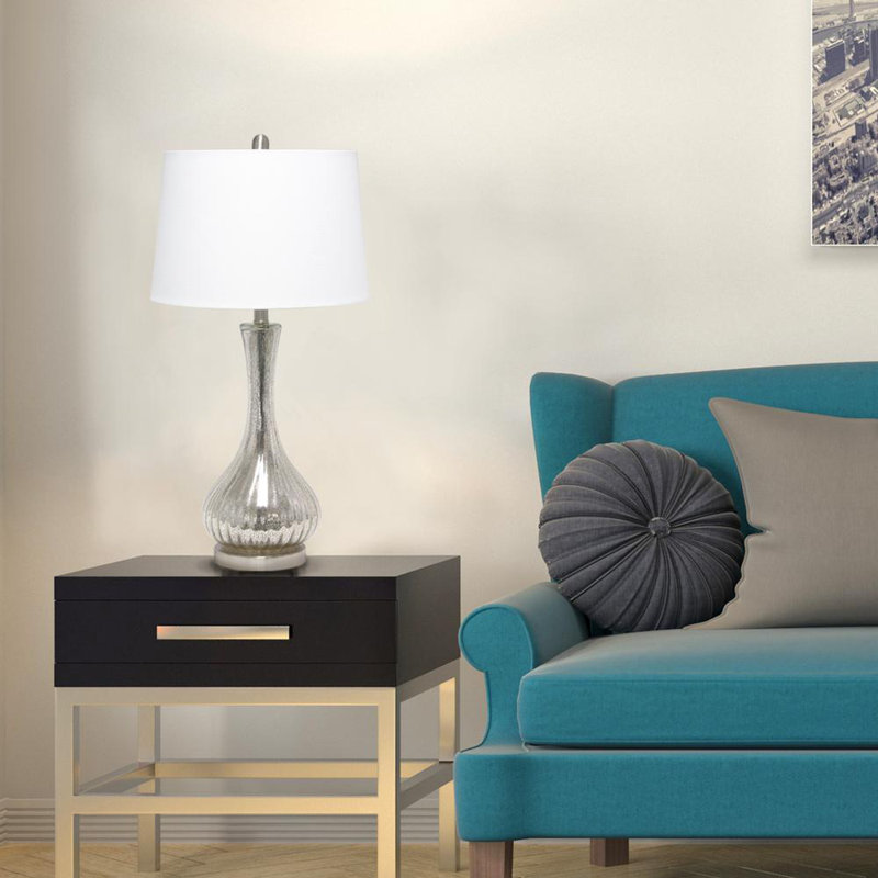 Lampe de table en verre Aquilina Mercury