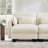 Channel Tufted Modular Sectional Sofa with Adjustable Backrest-1994189764