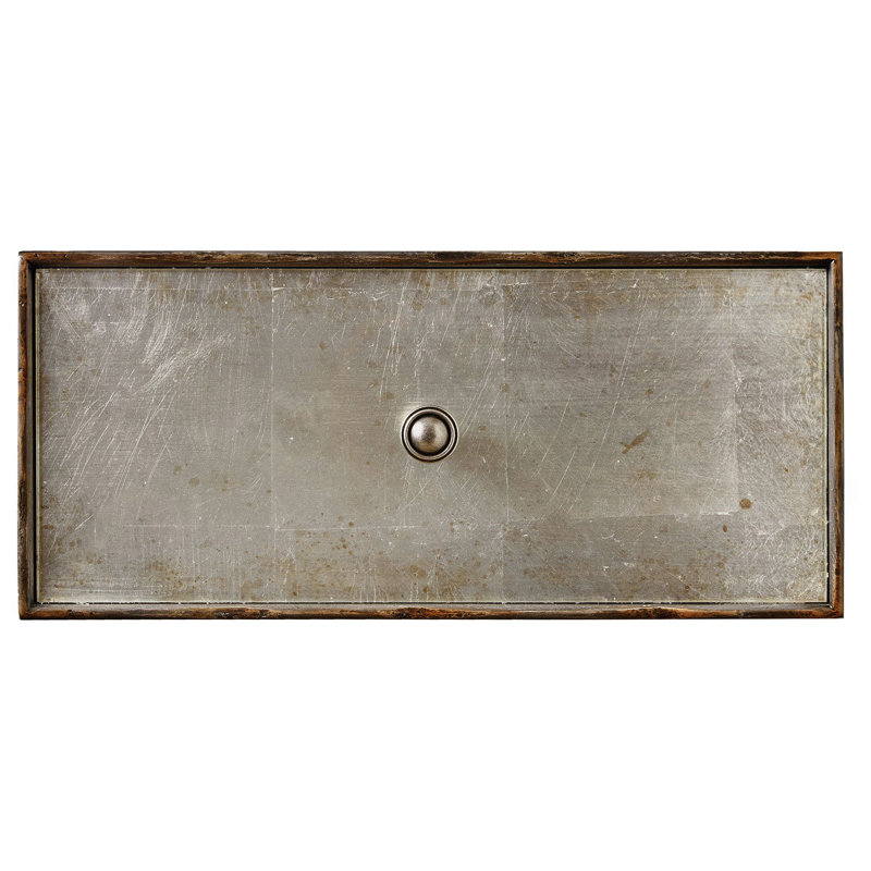 Arabella Mirrored Three-Drawer Nightstand