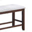 Ensemble de salle à manger à hauteur de comptoir de style contemporain avec table de rangement et chaises hautes 4X-2052794539