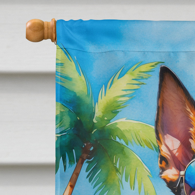 Drapeau de la maison esquimau américain, Doberman pinscher