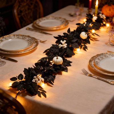 72.83'' in. Faux Garland Tie