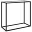 Eunita Glass Top Console Table-61910713-61751231